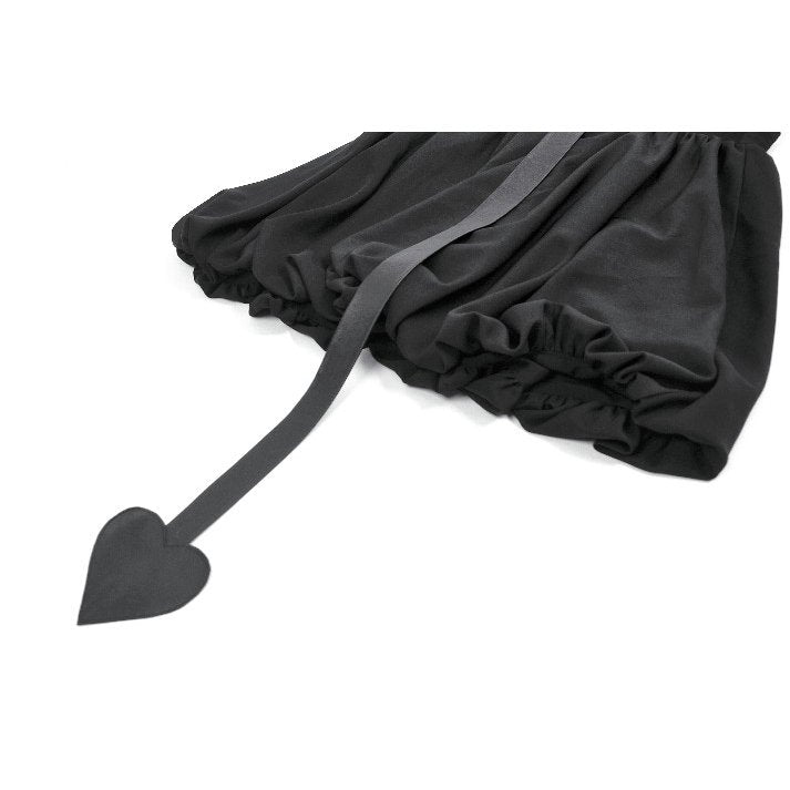 Dark In Love Lilith Bat Harness Bubble Dress tail close up