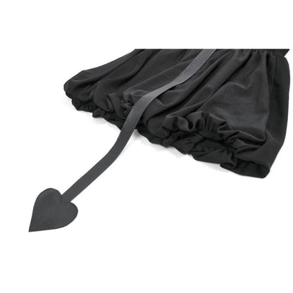 Dark In Love Lilith Bat Harness Bubble Dress tail close up