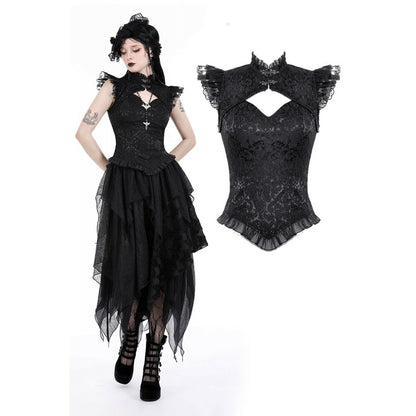 Dark In Love Lilita Gothic Top - Kate's Clothing