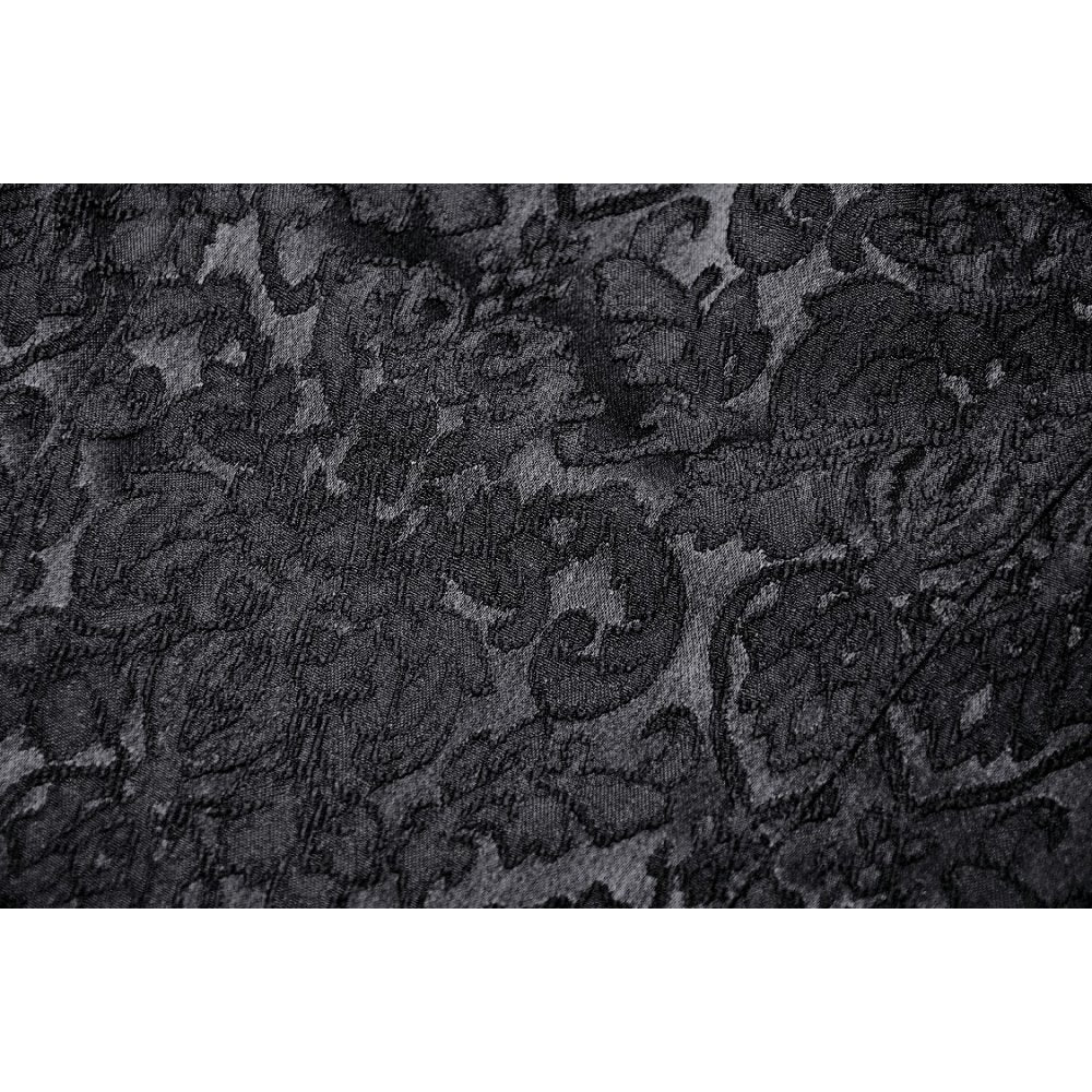 Dark In Love Lilita Gothic Black Brocade Top - Close up of fabric