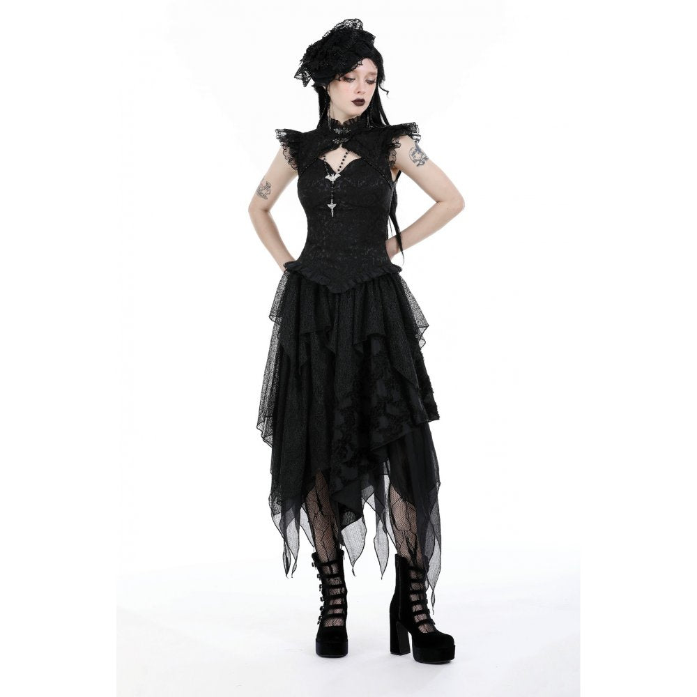 Dark In Love Lilita Top on a model - Kate's Clothing