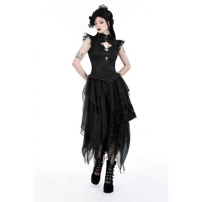 Dark In Love Lilita Top front view- Kate's Clothing