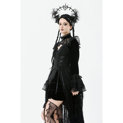Lace Sleeve and Cuff Detailing for the Dark in Love Gothic Bolero