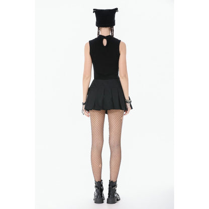 Dark in Love Punk Coffin Mesh Panel Top back view