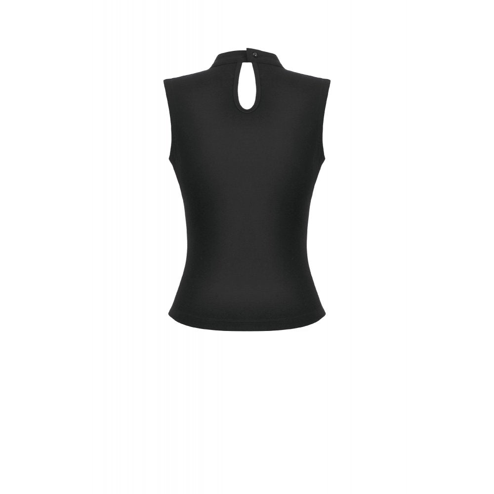 Dark in Love Punk Coffin Mesh Panel Top back view closeup
