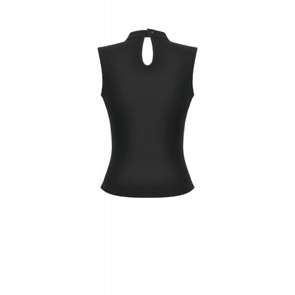 Dark in Love Punk Coffin Mesh Panel Top back view closeup