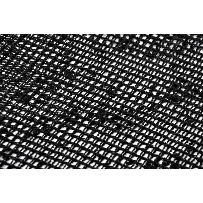 Dark in Love Punk Mesh Hollow-Out Hooded Mesh Top fabric closeup