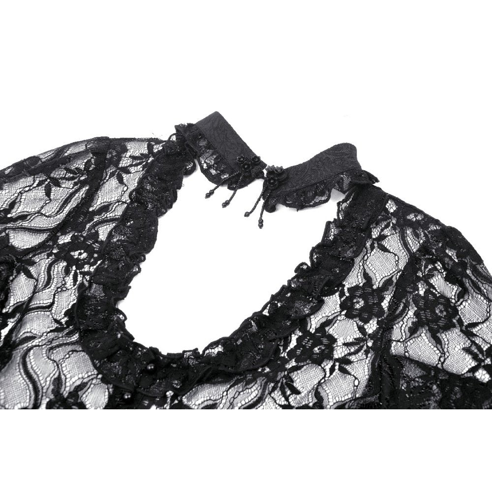 Dark in Love Lace Willow Top - Kate's Clothing