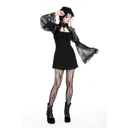 Dark in Love Zaynab Lace Sleeve Dress - Kate's Clothing