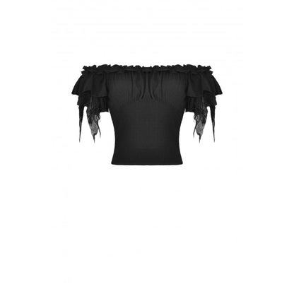 Dark In Love Deveshi Bardot Top - Kate's Clothing