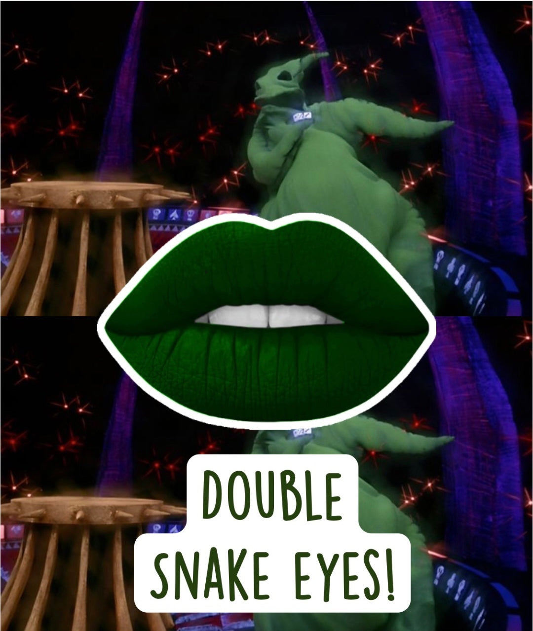 Radioactive Unicorn Double Snake Eyes Lipstick - Kate's Clothing