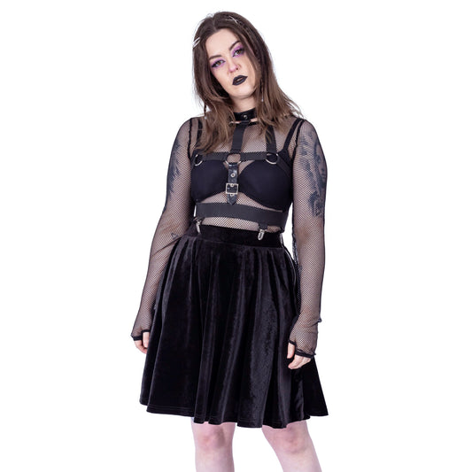 Heartless Elrene Skirt - Black - Kate's Clothing