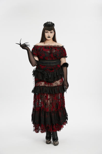 Punk Rave Fluffy Goth Gloves