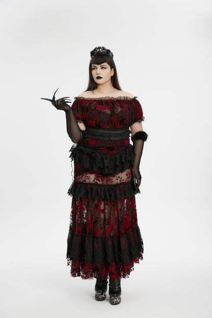 Punk Rave Fluffy Goth Gloves