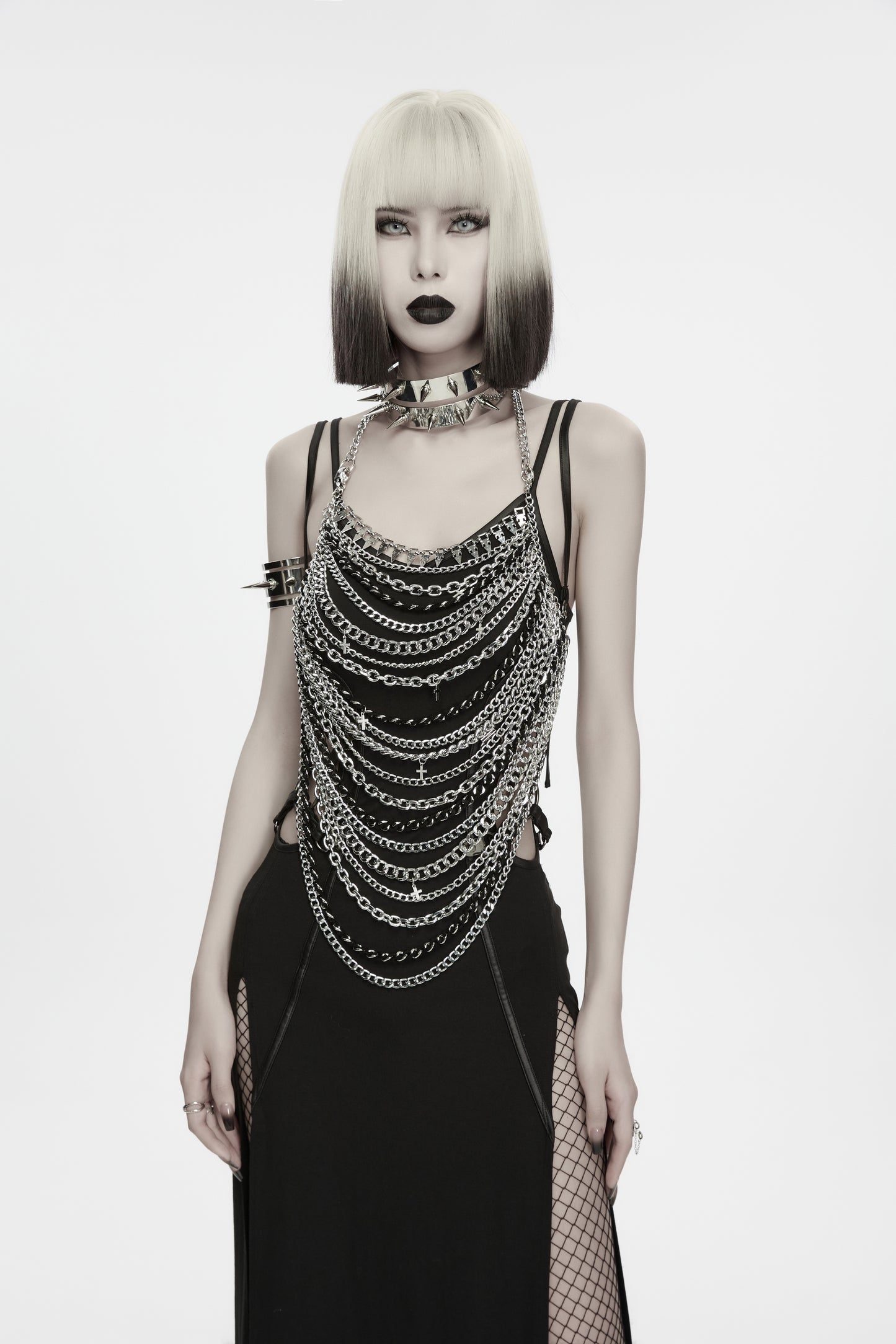 Punk Rave Bellona Studded Choker