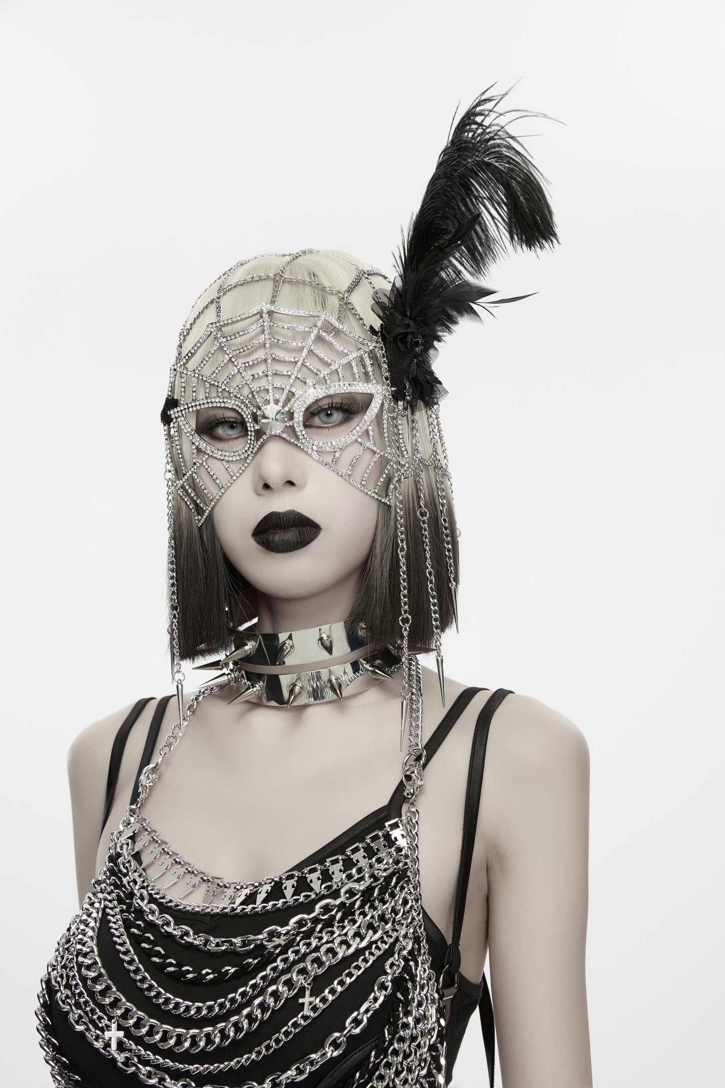 Punk Rave Bellona Studded Choker