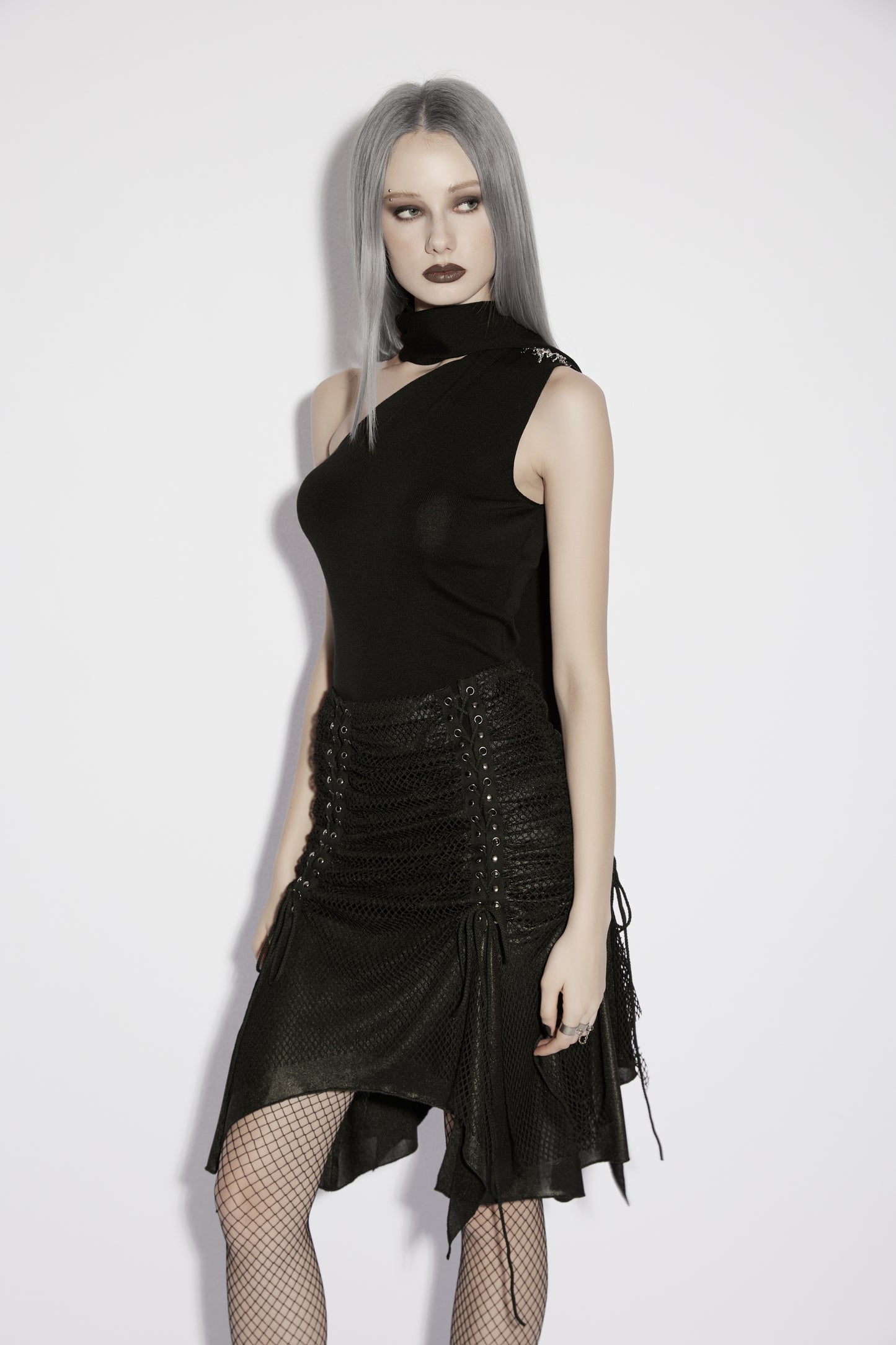 Punk Rave Lyra Decadent Goth Top