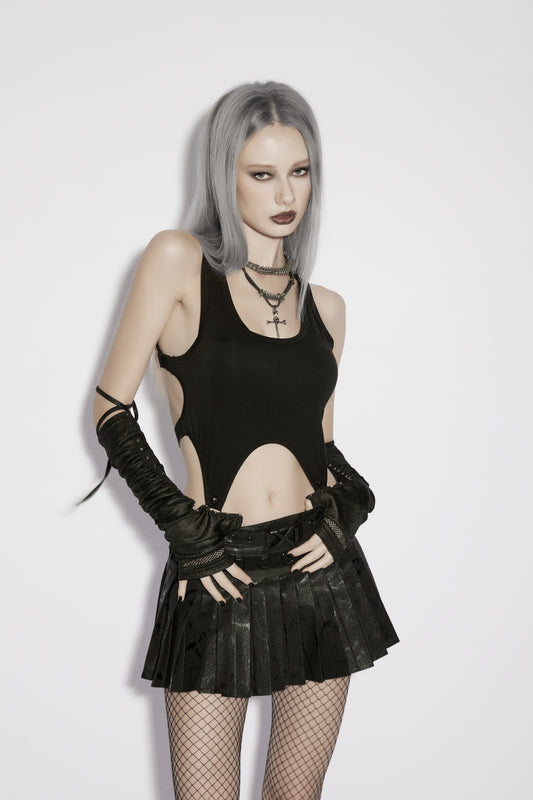 Punk Rave Nyx Suspender Tank Top