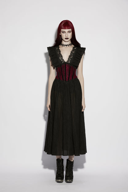Punk Rave Isolde Gothic Underbust Corset, view 15