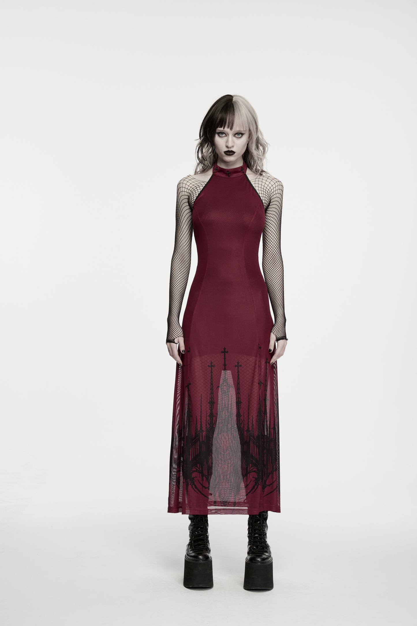 Punk Rave Morella Church Skull Dress