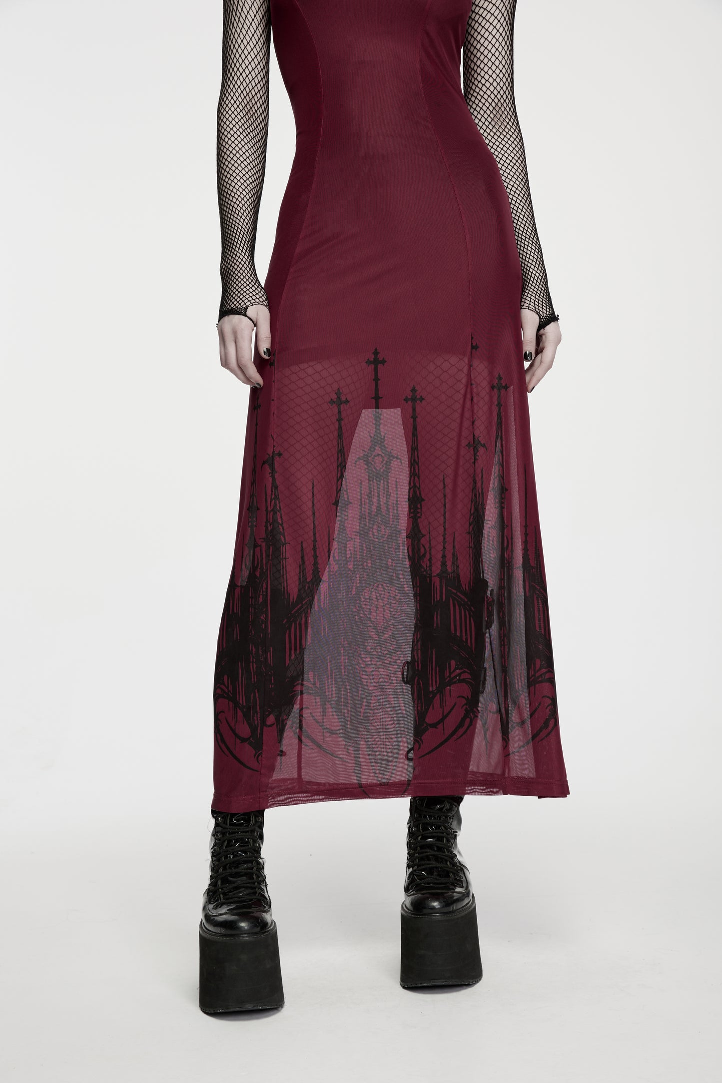 Punk Rave Morella Church Skull Dress