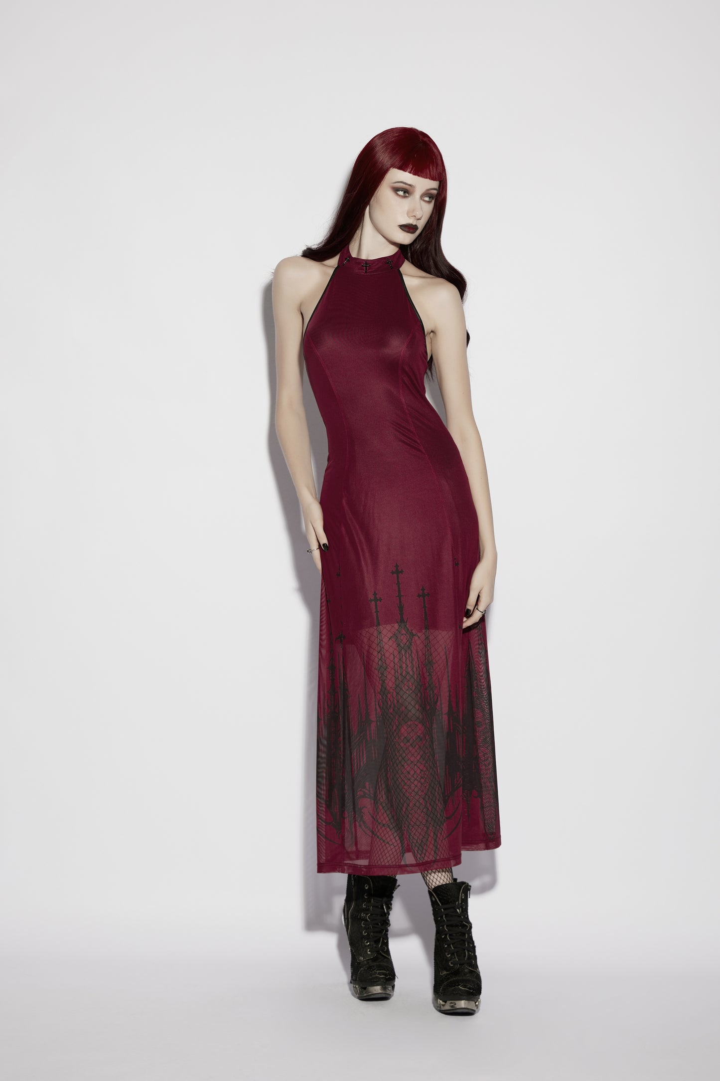 Punk Rave Morella Church Skull Dress