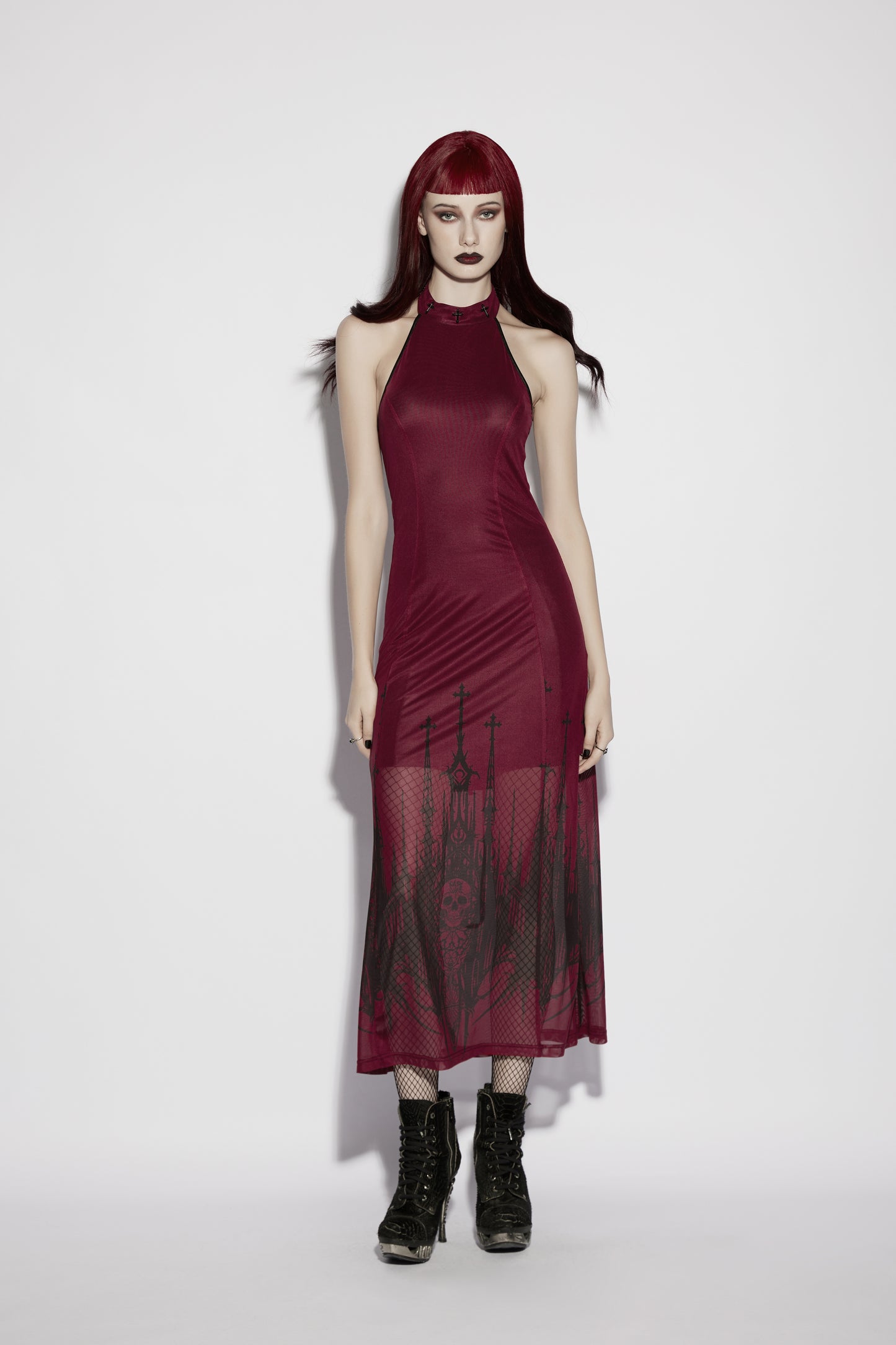 Punk Rave Morella Church Skull Dress