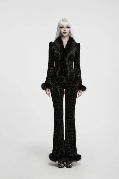 Punk Rave Vespera Bat Flared Trousers
