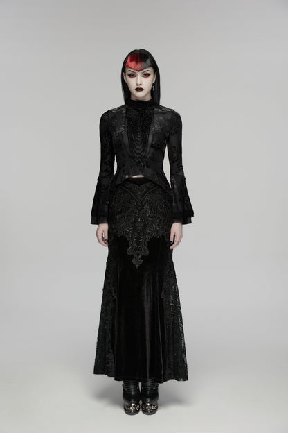 Punk Rave Seraphine Elegant Goth Blouse