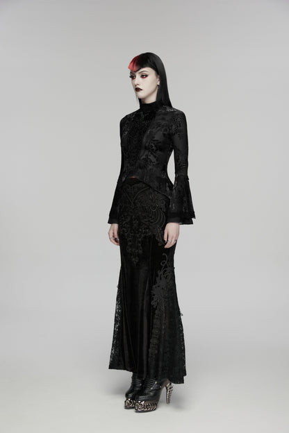 Punk Rave Seraphine Elegant Goth Blouse