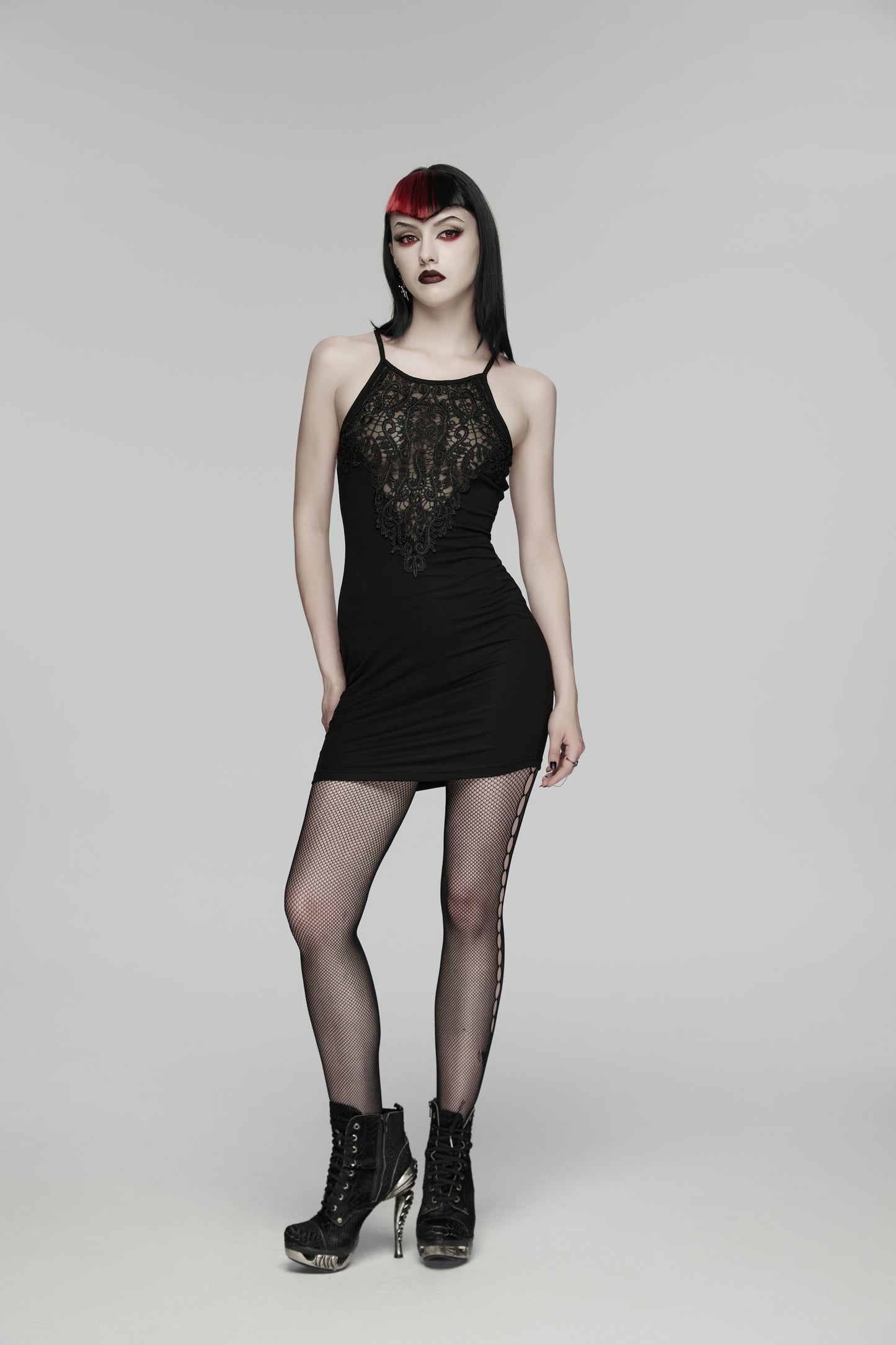 Punk Rave Juliette Goth Slip Dress