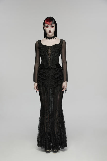 Punk Rave Selene Embroidery Blouse
