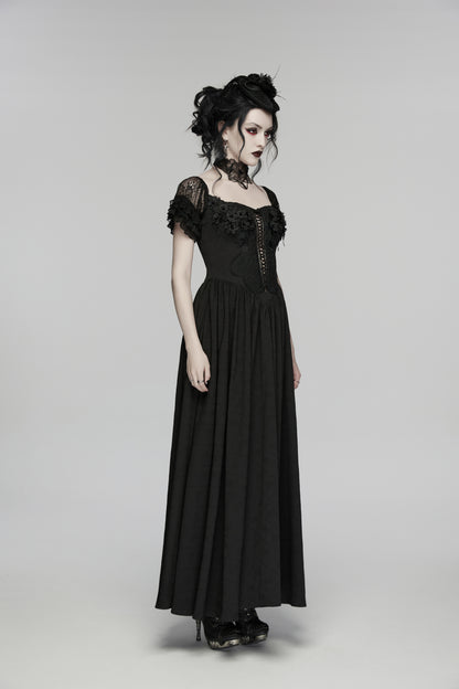 Punk Rave Lilith Dress Goth Maxi Dress