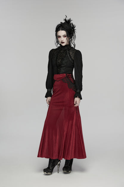 Punk Rave Goth Feather Ribbon Formal Hat