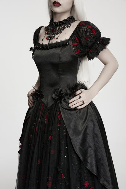 Punk Rave Isolde Gorgeous Rose Dress