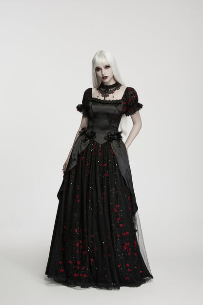 Punk Rave Isolde Gorgeous Rose Dress