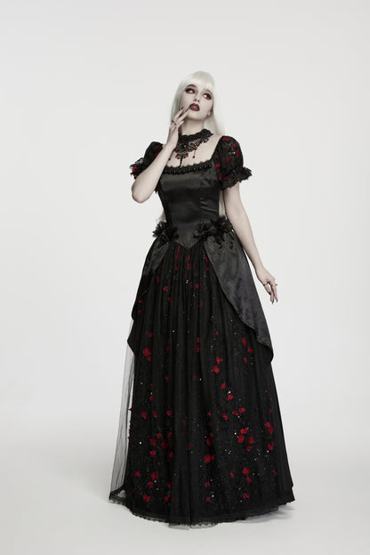 Punk Rave Isolde Gorgeous Rose Dress