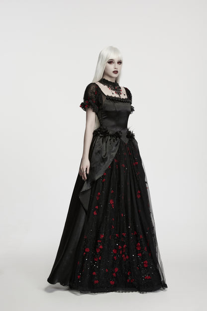 Punk Rave Isolde Gorgeous Rose Dress