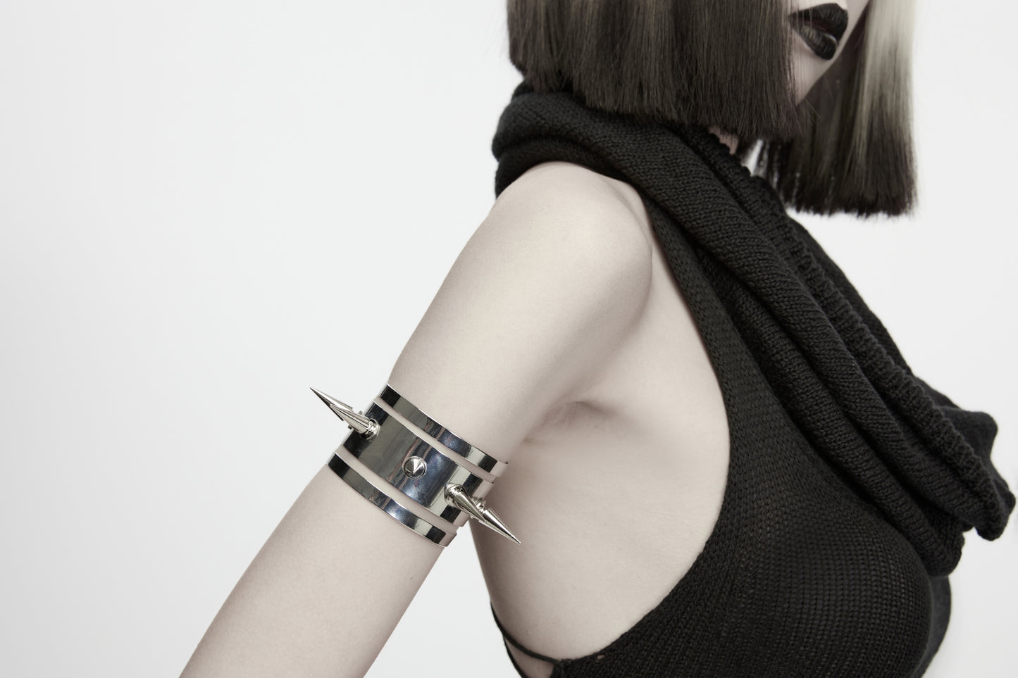Punk Rave Bellona Studded Arm Cuff