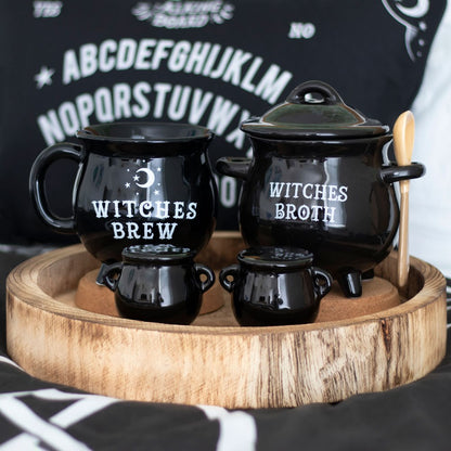 Gothic Gifts Mini Cauldron Cruet Set (Salt & Pepper Shakers)