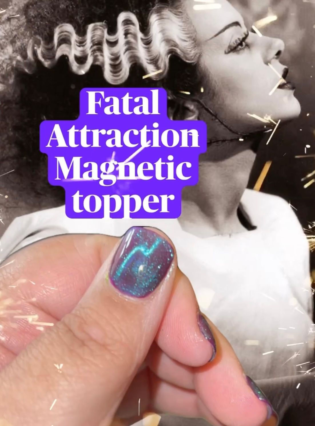 Radioactive Unicorn Fatal Attraction Magnetic Nail Polish - Kate's Clothing