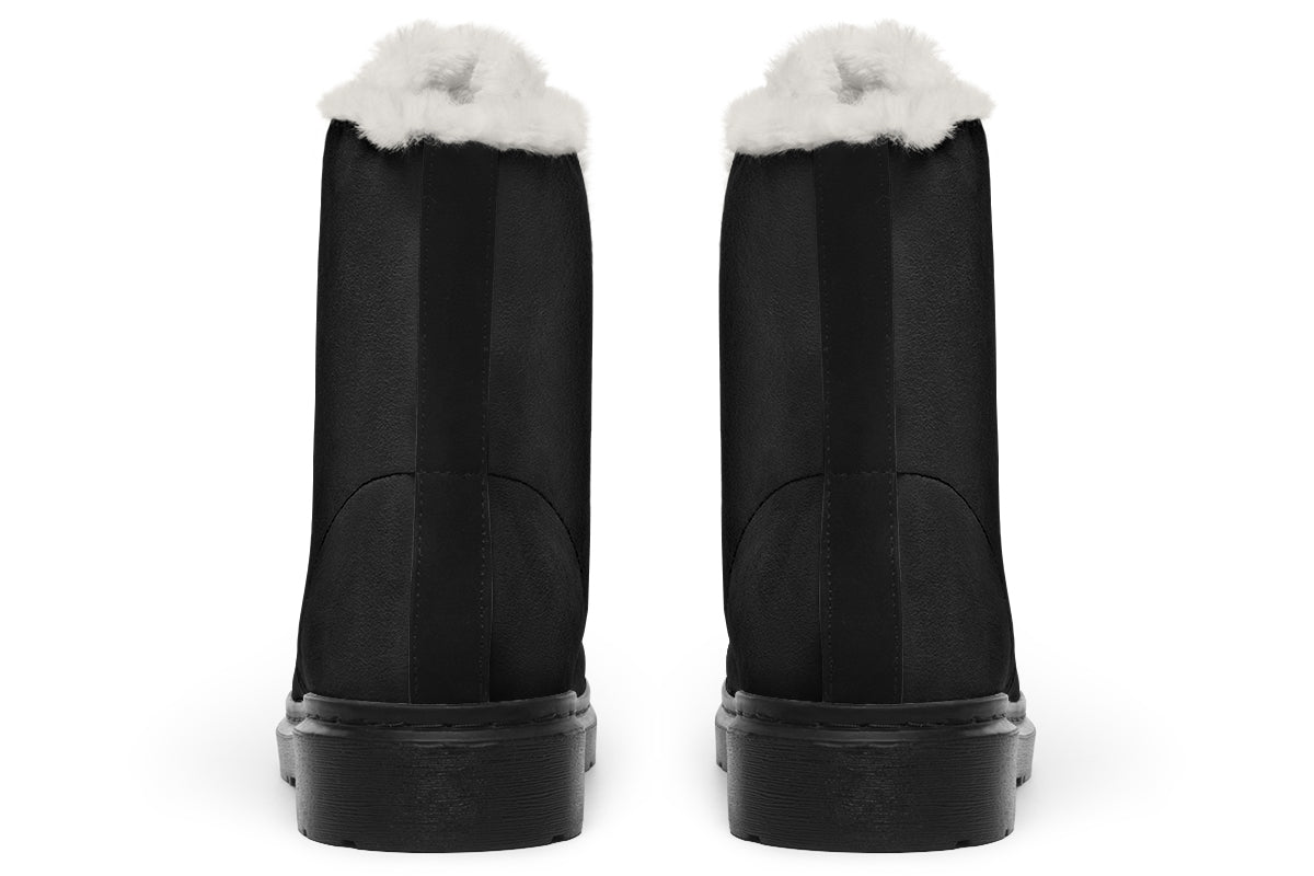 ANTIBrand Black as Your Soul Fleece Lined Boots – Black