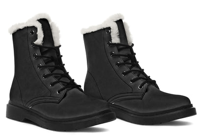 ANTIBrand Black as Your Soul Fleece Lined Boots – Black