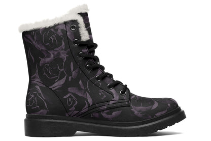 ANTIBrand – Blackest Roses Fleece Lined Boots