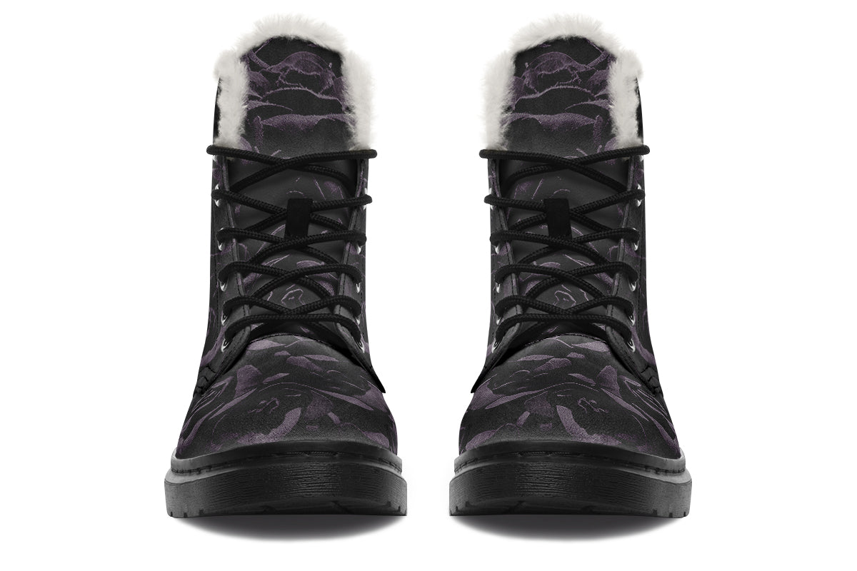 ANTIBrand – Blackest Roses Fleece Lined Boots