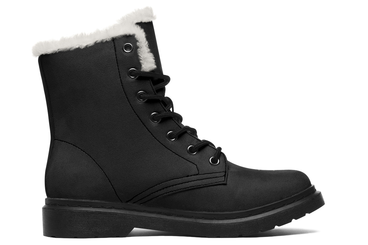 ANTIBrand – Rose Painting Fleece Lined Boots