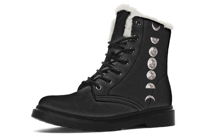 ANTIBrand Moon Phases Fleece Lined Boots – Black