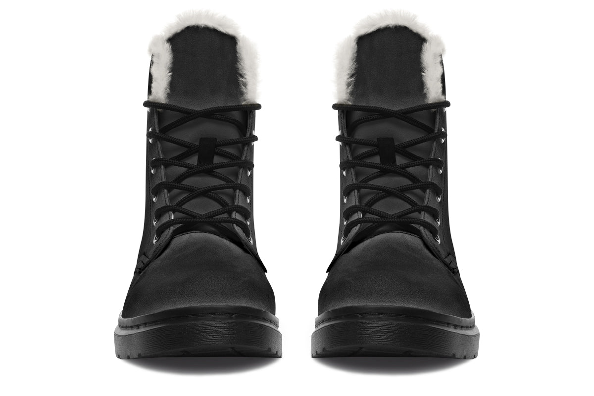 ANTIBrand Moon Phases Fleece Lined Boots – Black