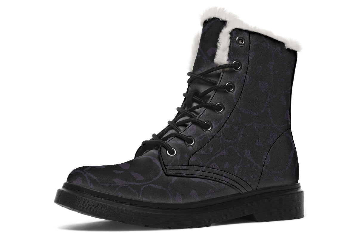 ANTIBrand – Tumbling Skulls of Darkness Fleece Lined Boots