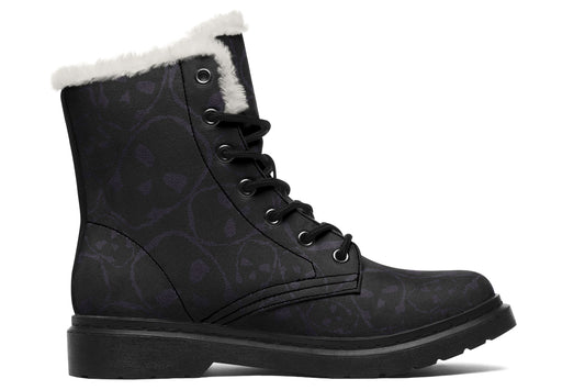 ANTIBrand – Tumbling Skulls of Darkness Fleece Lined Boots
